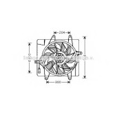Вентилятор охлаждения двигателя AVA QUALITY COOLING CR7505
