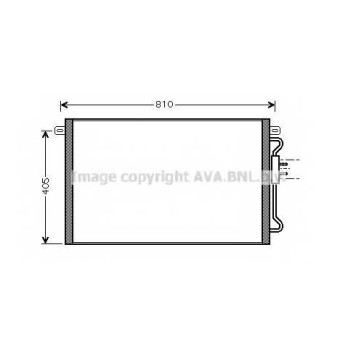 Конденсатор кондиционера AVA QUALITY COOLING CRA5075