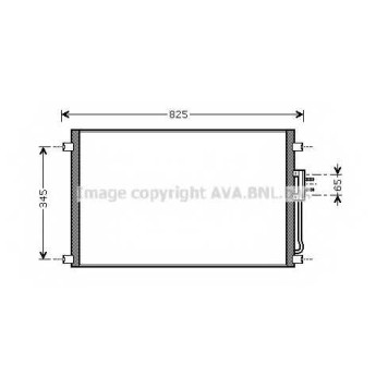 Конденсатор кондиционера AVA QUALITY COOLING CRA5079