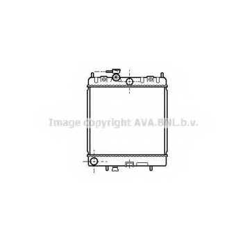 Радиатор охлаждения двигателя AVA QUALITY COOLING DN2128