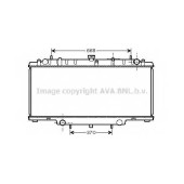 Радиатор охлаждения двигателя AVA QUALITY COOLING DN2246