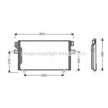 Конденсатор кондиционера AVA QUALITY COOLING DN5160