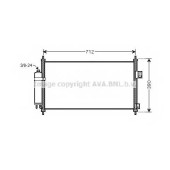 Конденсатор кондиционера AVA QUALITY COOLING DN5263D