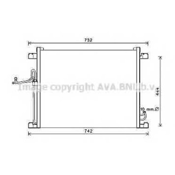 Конденсатор кондиционера AVA QUALITY COOLING DN5392