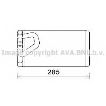 Радиатор отопления салона AVA QUALITY COOLING DN6373