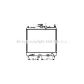 Радиатор охлаждения двигателя AVA QUALITY COOLING DNA2248