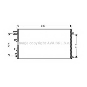 Конденсатор кондиционера AVA QUALITY COOLING DNA5281