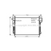 Конденсатор кондиционера AVA QUALITY COOLING DNA5299D