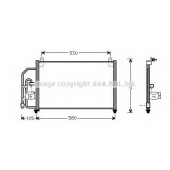 Конденсатор кондиционера AVA QUALITY COOLING DW5012