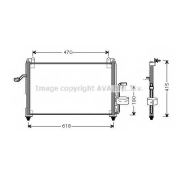Конденсатор кондиционера AVA QUALITY COOLING DW5045