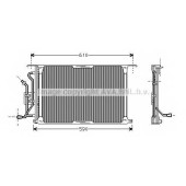 Конденсатор кондиционера AVA QUALITY COOLING FD5258