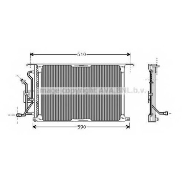 Конденсатор кондиционера AVA QUALITY COOLING FD5258