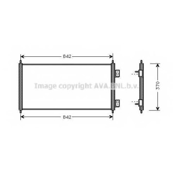Конденсатор кондиционера AVA QUALITY COOLING FD5303