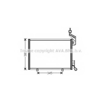 Конденсатор кондиционера AVA QUALITY COOLING FD5444