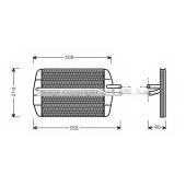 Радиатор отопления салона AVA QUALITY COOLING FD6216