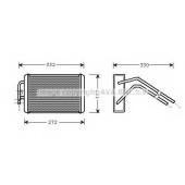 Радиатор отопления салона AVA QUALITY COOLING FD6291