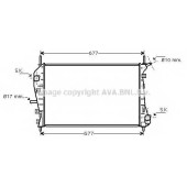 Радиатор охлаждения двигателя AVA QUALITY COOLING FDA2376