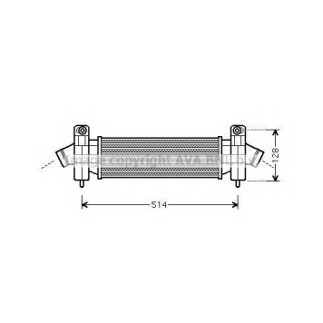 Интеркулер AVA QUALITY COOLING FDA4341