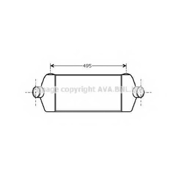 Интеркулер AVA QUALITY COOLING FDA4406