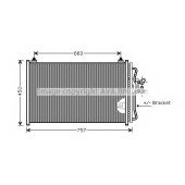 Конденсатор кондиционера AVA QUALITY COOLING FDA5347