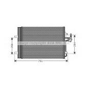 Конденсатор кондиционера AVA QUALITY COOLING FDA5427D