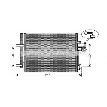 Конденсатор кондиционера AVA QUALITY COOLING FDA5428