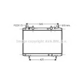 Радиатор охлаждения двигателя AVA QUALITY COOLING FT2180
