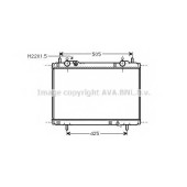 Радиатор охлаждения двигателя AVA QUALITY COOLING FT2185
