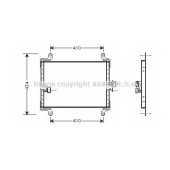 Конденсатор кондиционера AVA QUALITY COOLING FT5206