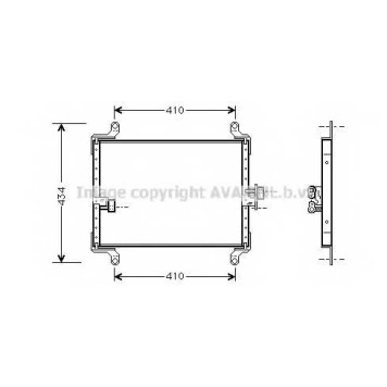 Конденсатор кондиционера AVA QUALITY COOLING FT5206