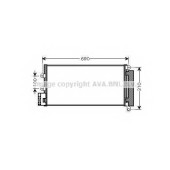 Конденсатор кондиционера AVA QUALITY COOLING FTA5356D