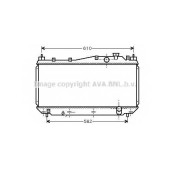 Радиатор охлаждения двигателя AVA QUALITY COOLING HD2113
