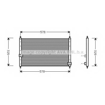 Конденсатор кондиционера AVA QUALITY COOLING HD5062