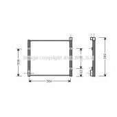 Конденсатор кондиционера AVA QUALITY COOLING HD5095