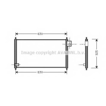 Конденсатор кондиционера AVA QUALITY COOLING HD5111
