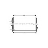 Конденсатор кондиционера AVA QUALITY COOLING HD5223D