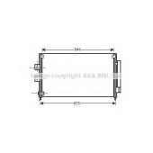 Конденсатор кондиционера AVA QUALITY COOLING HD5227D