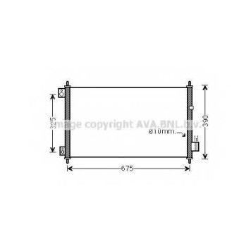 Конденсатор кондиционера AVA QUALITY COOLING HD5229