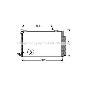 Конденсатор кондиционера AVA QUALITY COOLING HD5242D