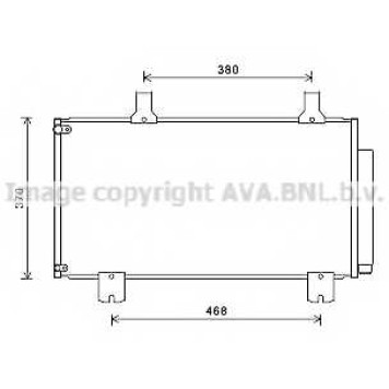 Конденсатор кондиционера AVA QUALITY COOLING HD5247D