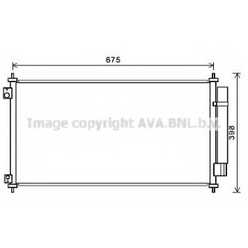Конденсатор кондиционера AVA QUALITY COOLING HDA5282D