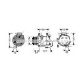 Компрессор кондиционера для HONDA CR(RE) <b>AVA QUALITY COOLING HDAK232</b>