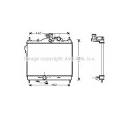 Радиатор охлаждения двигателя AVA QUALITY COOLING HY2103