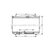 Радиатор охлаждения двигателя AVA QUALITY COOLING HY2112