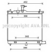 Радиатор охлаждения двигателя AVA QUALITY COOLING HY2290