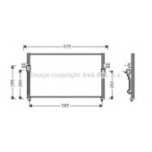Конденсатор кондиционера AVA QUALITY COOLING HY5058