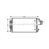 Конденсатор кондиционера AVA QUALITY COOLING HY5156D