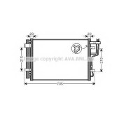 Конденсатор кондиционера AVA QUALITY COOLING HY5183D