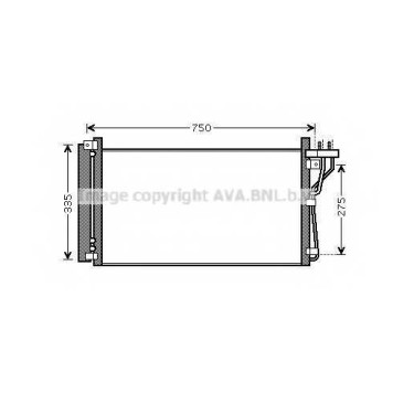 Конденсатор кондиционера AVA QUALITY COOLING HY5184D