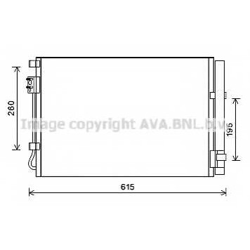 Конденсатор кондиционера AVA QUALITY COOLING HY5269D